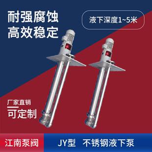 厂家江南80JY-38悬挂式化工循环泵 回流管氨泵 不锈钢液下泵