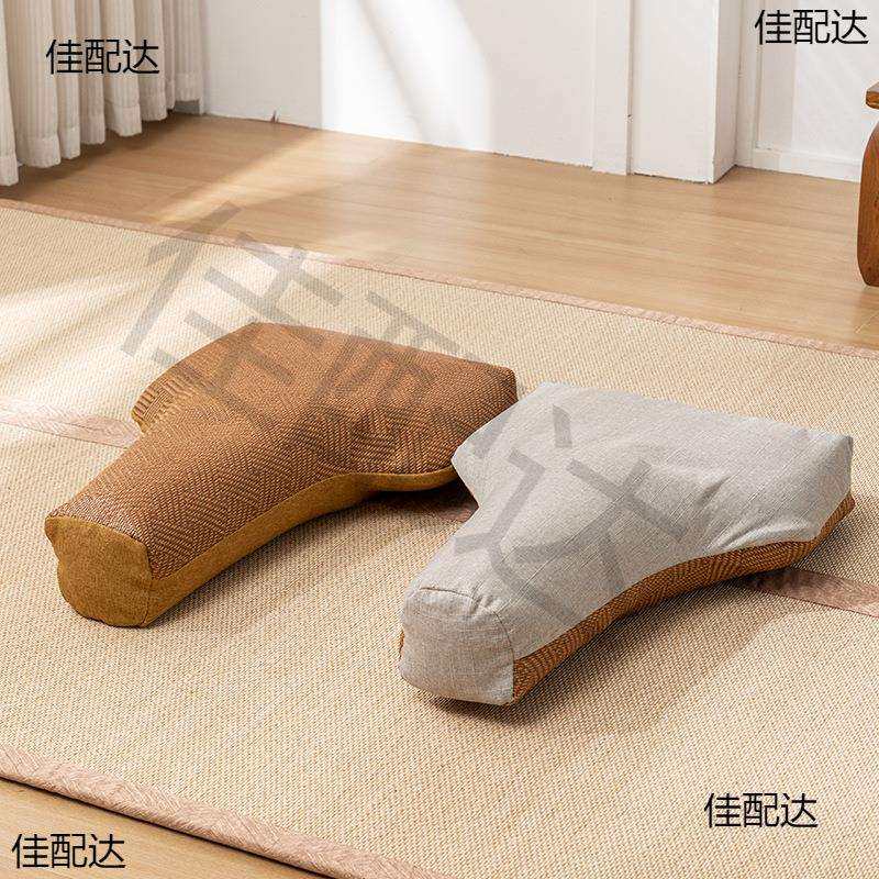 T型打坐垫双盘打坐丁字垫可拆卸双面透气荞麦禅修垫打坐蒲团