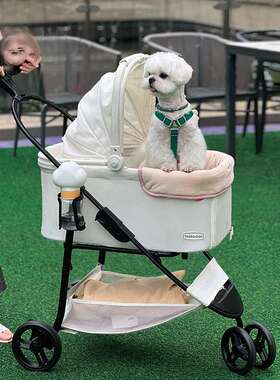 toodandan宠物推车轻便可分离笼猫咪狗狗外出便携可折叠手推车