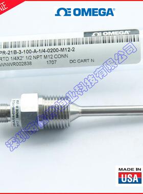 卫生铂电阻温度探头PR-21A_21B_21C_21D-3-100-A-1/4-0600-M12-1