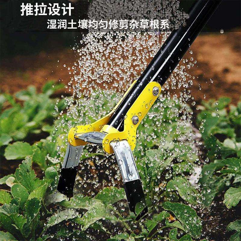锰钢花园锄头除草环马镫环锄头除草锄空心锄花园工具园林园艺工具
