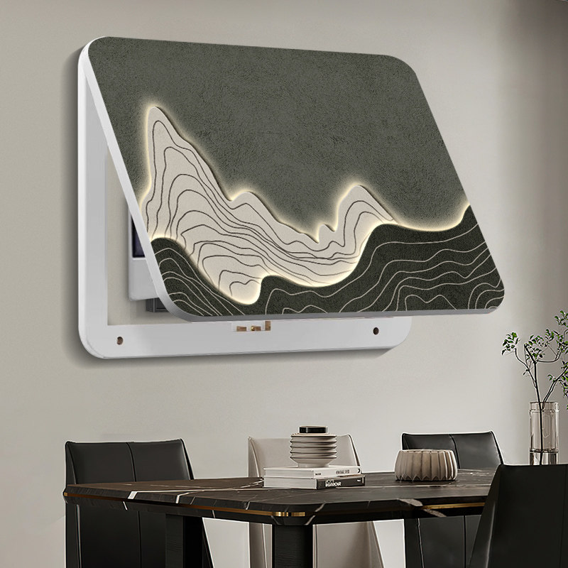 电表箱装饰画现代简约电闸弱电箱遮挡实木工艺遮丑配电箱翻开装饰,家居饰品,电表箱装饰画,淘宝优惠券,粉丝福利购,淘宝优惠卷