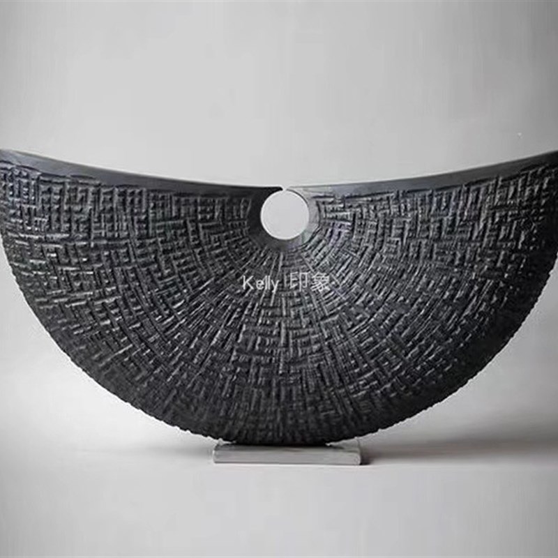 横向现代艺术品/雕塑摆件/售楼处样板房/书房摆件/酒店样板房包邮