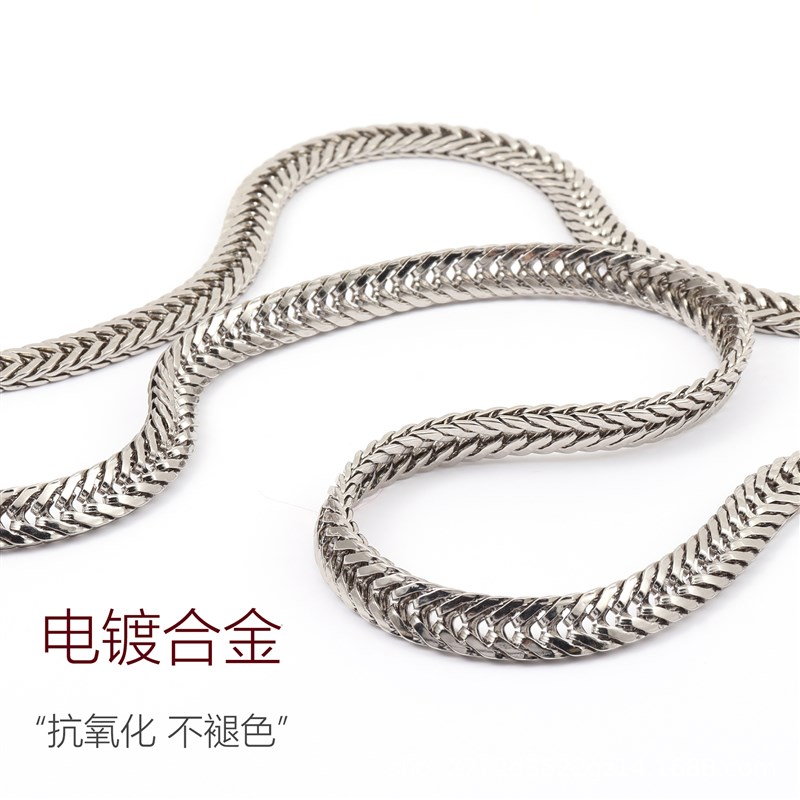 蛇骨链斜挎链条包带配件包包链子金属链肩带Z大王包带买