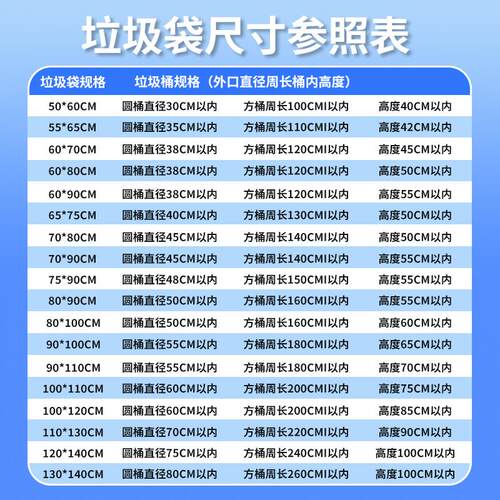 大号垃圾袋加厚黑色商用餐饮酒w店60环卫80物业100超大尺码塑料袋
