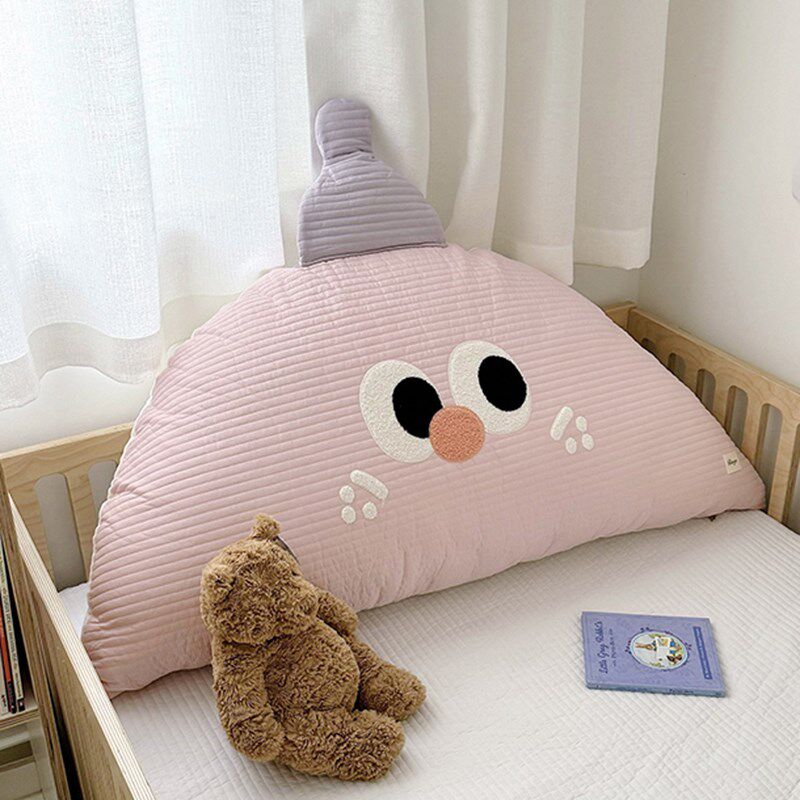 全棉绗缝半圆卡通床头大靠背儿童榻榻米防撞软包卧室公主风腰靠垫,居家布艺,床头靠垫,淘宝优惠券,粉丝福利购,淘宝优惠卷