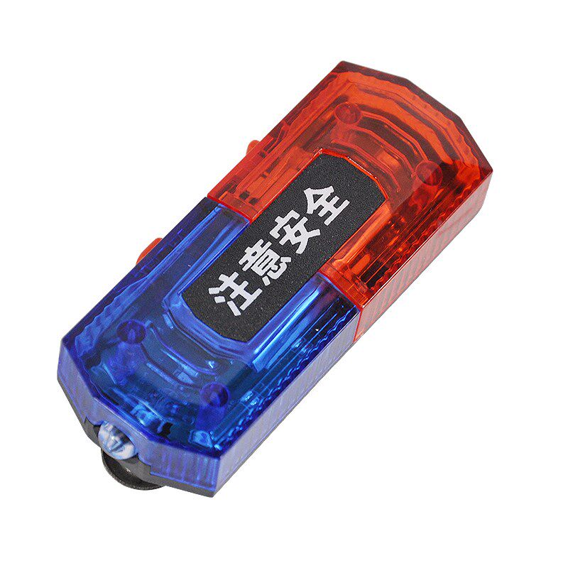 号灯夜信跑全灯爆闪灯肩夹手臂膀警示安红蓝闪光灯肩灯夜间肩闪灯
