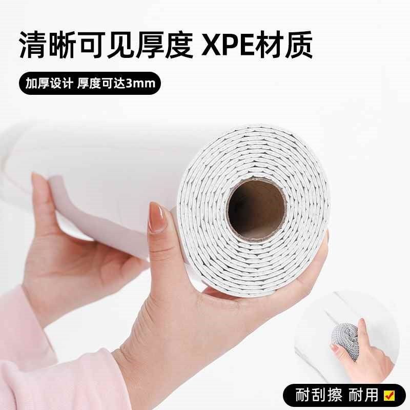 仿大理石瓷砖墙贴卫生间贴纸防水PVC铝塑板客厅电视背景自粘墙纸