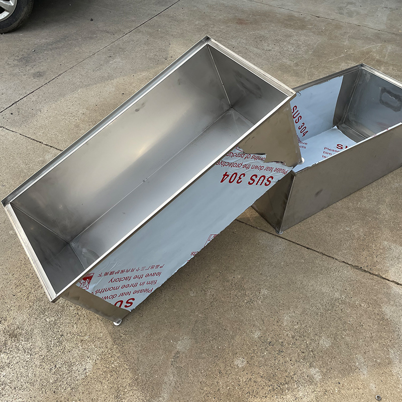 不锈钢金属箱周转箱长方形框五金零件物流工具钢制加厚周转筐收纳