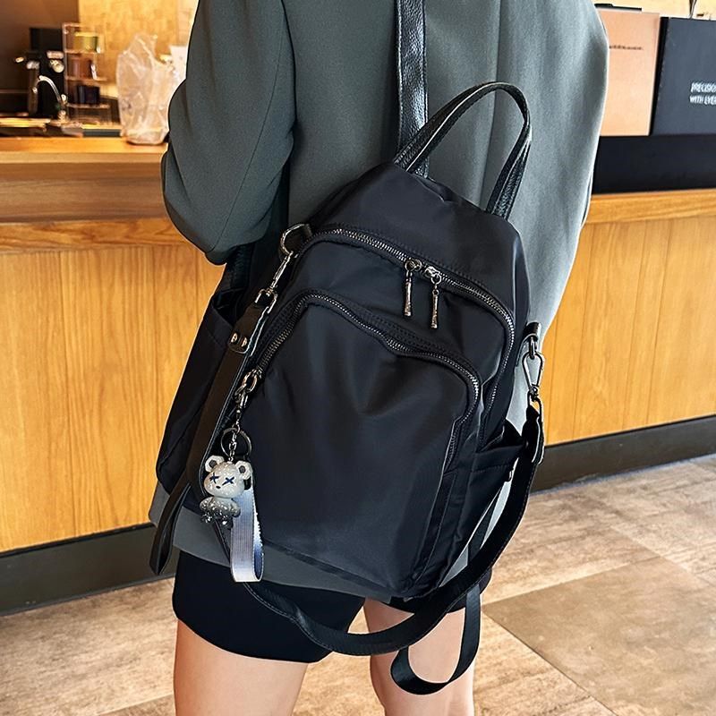 牛津布双肩包女旅行包学生书包2024新款时尚大容量防水背包,箱包皮具/热销女包/男包,双肩背包,淘宝优惠券,粉丝福利购,淘宝优惠卷