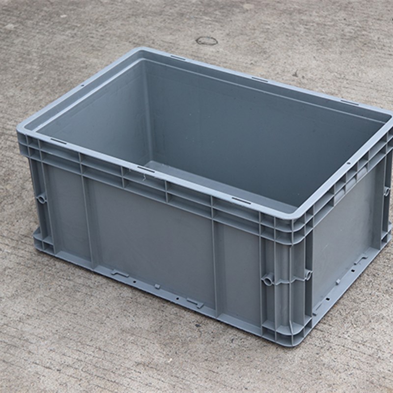 4628大把手塑料周转箱物流运输筐长方形加厚带盖储物收纳盒