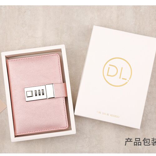 带锁的日记本密码本便携随身小号简约送礼物口袋迷你本女生款笔记