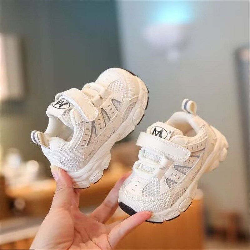 婴幼儿软底学步鞋2025春秋季新款0一1-2岁婴儿鞋T子男宝机能鞋女