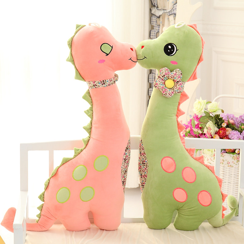 布娃娃床上恐龙毛绒玩具公仔睡觉抱的玩偶可爱着男孩抱枕女孩儿童