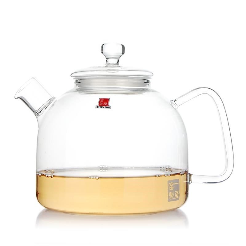 一屋窑耐热玻璃大容量泡茶壶煮茶烧开水花草绿茶壶可Y明火电陶炉