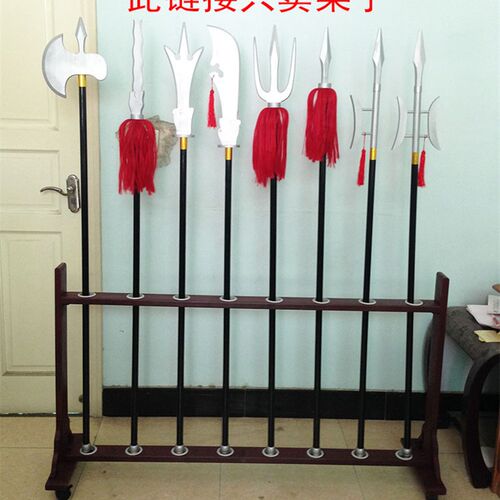 实木兵器架子儿童简易武术装备影视E舞台古装拍摄家庭武馆摆设可