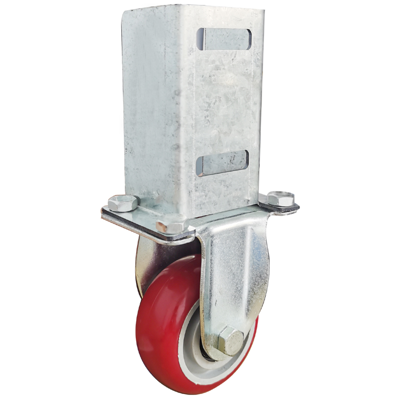 U货架万向轮重型多层置物架轮子带刹车脚轮包胶静音尼龙耐磨滚轮