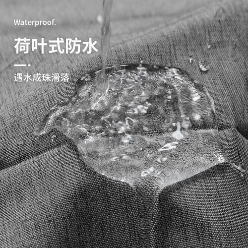 浴室折叠浴帘隔断帘防水卫生间磁吸干湿分离套装淋浴遮挡帘隐形