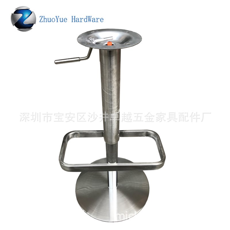 家具五金脚架厂酒吧台脚吧台椅升降桌腿升降桌五金配件家具
