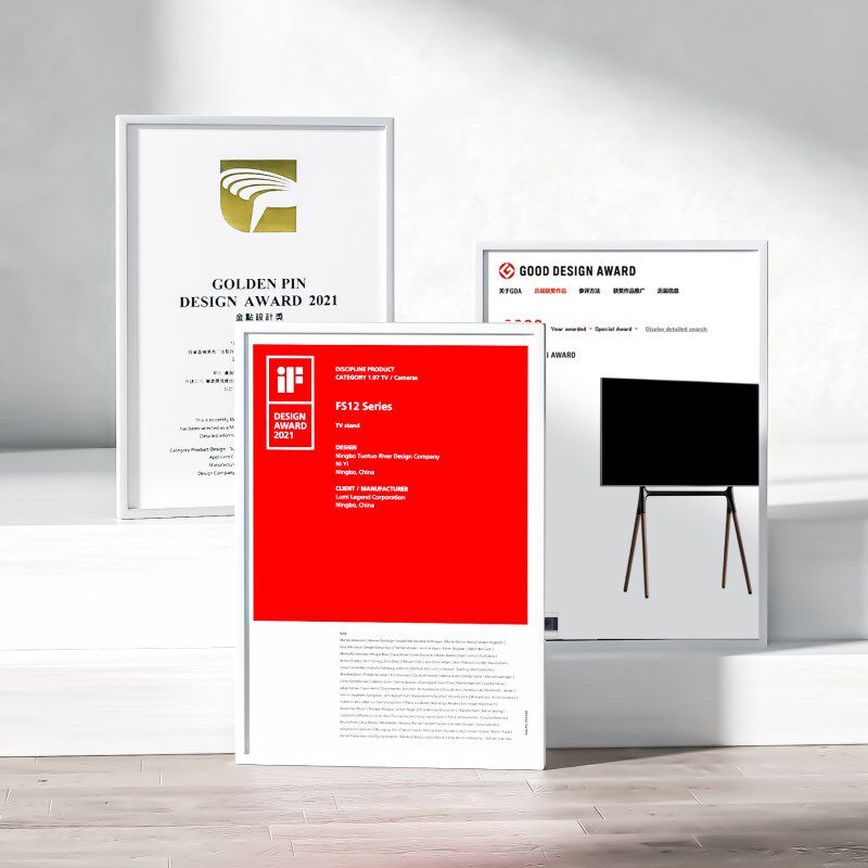 北弧落地电视机支k架可移动实木底座45-90英寸FS600