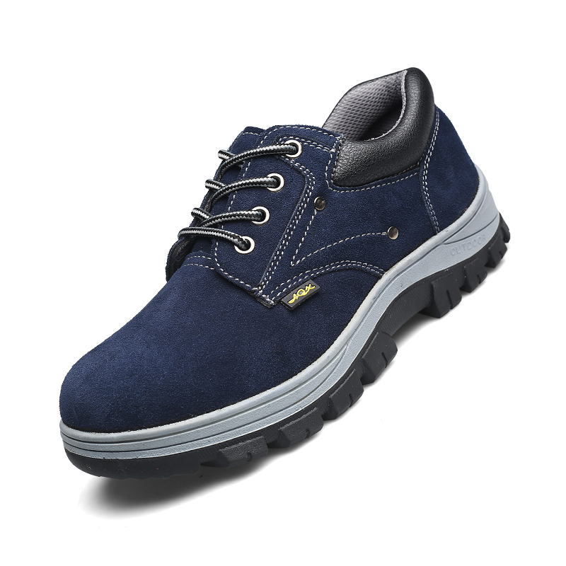 男士劳保鞋防砸防刺穿透气耐磨电焊工鞋工地钢包头春夏安全工作鞋