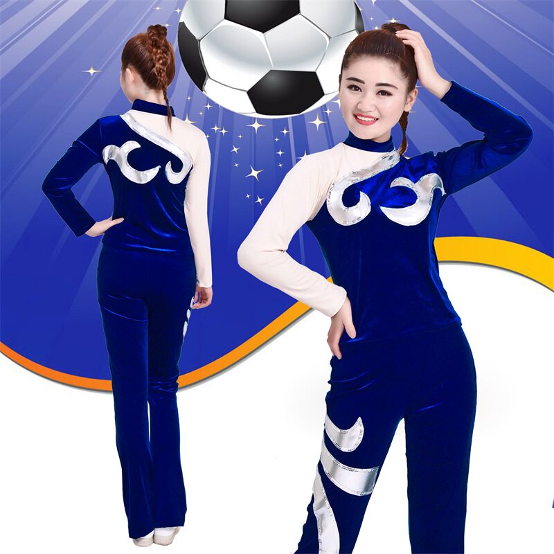 新款竞技健美操服装舞蹈演出健美操比赛服装定制啦啦操服装女