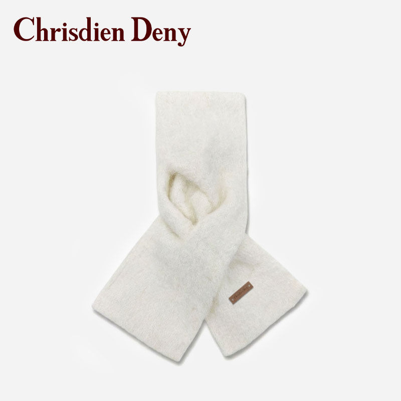 【1-21】Chrisdien Deny 纯山羊绒围巾女秋冬加厚保暖K550810,服饰配件/皮带/帽子/围巾,围巾/丝巾/披肩,淘宝优惠券,粉丝福利购,淘宝优惠卷
