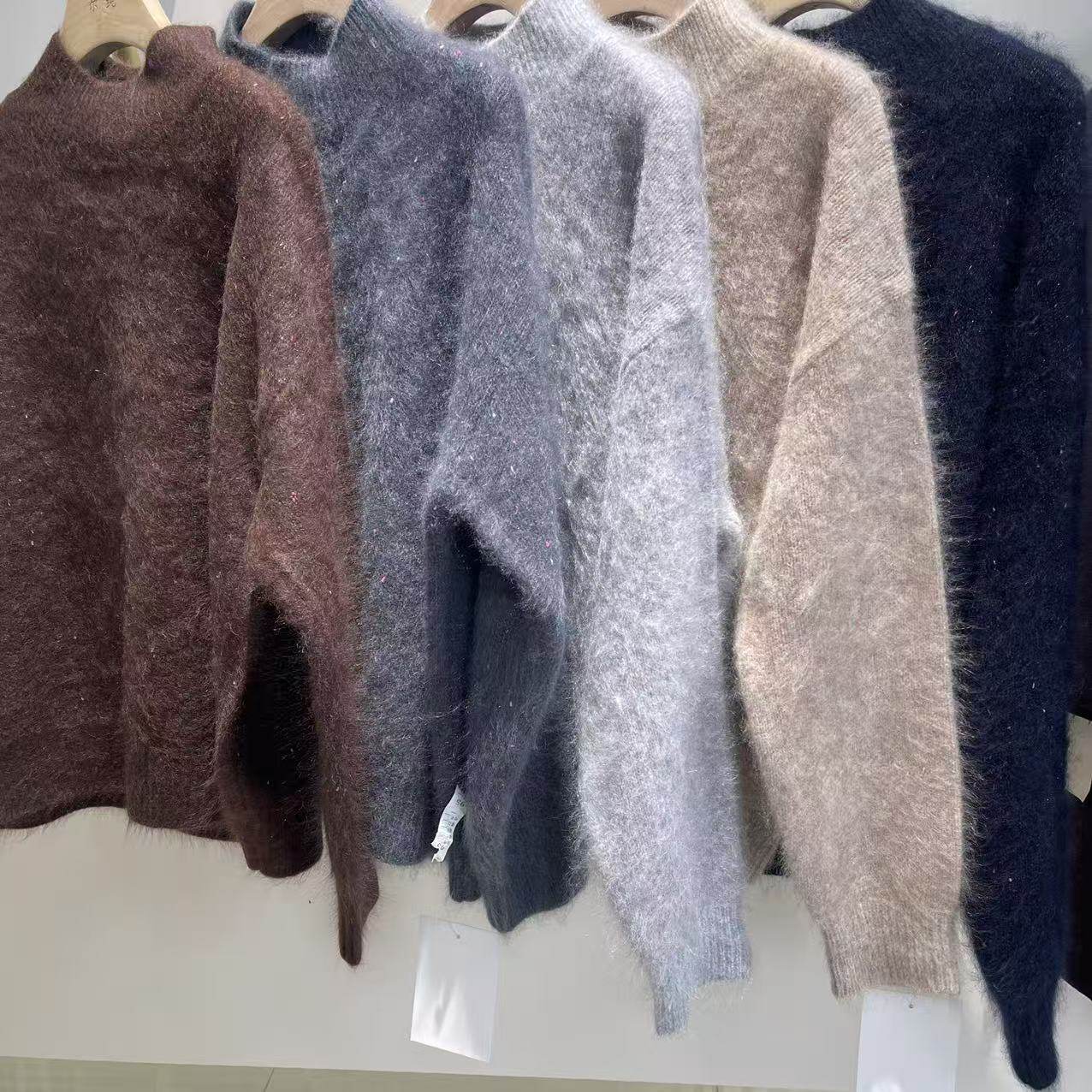 【12-27】7056新款女士拉绒套头半高领羊绒衫 100%羊绒,女装/女士精品,羊绒衫,淘宝优惠券,粉丝福利购,淘宝优惠卷