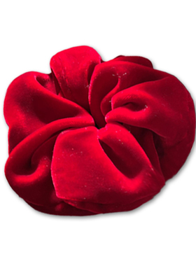 【1-21】纯色灯芯绒发绳丝绒桑蚕丝新年系列发圈FS36115