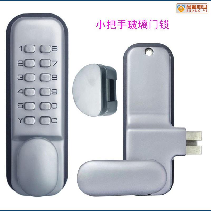 机械密码锁铝合金玻璃门木门别墅大门电子感应密码锁