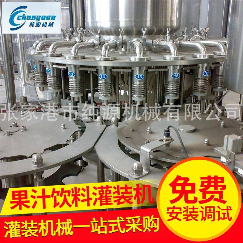 厂家供应RXGF功能饮料果汁饮料灌装机械全自动饮料灌装机械