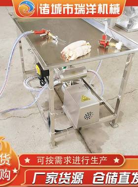 台式猪蹄注射盐水机手动盐水注射机2/4/8针实验室盐水注入设备