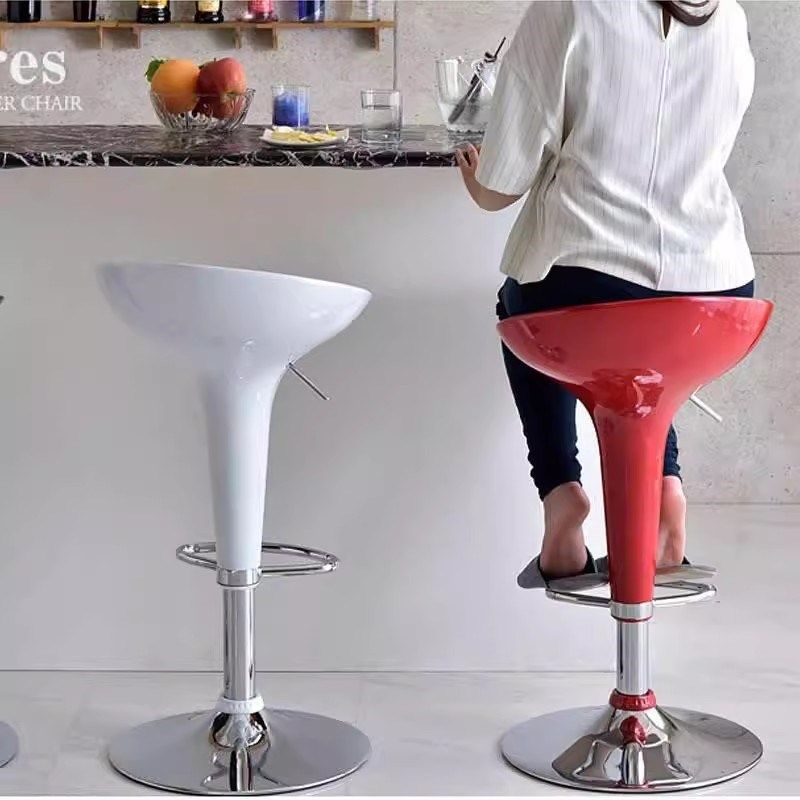 经典ABS塑料 吧台椅可升降吧椅旋转高脚凳前台吧台凳X子岛台酒吧