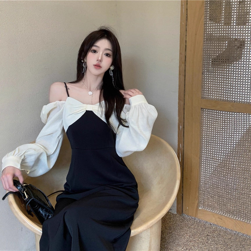 大码女装法式赫本风吊带