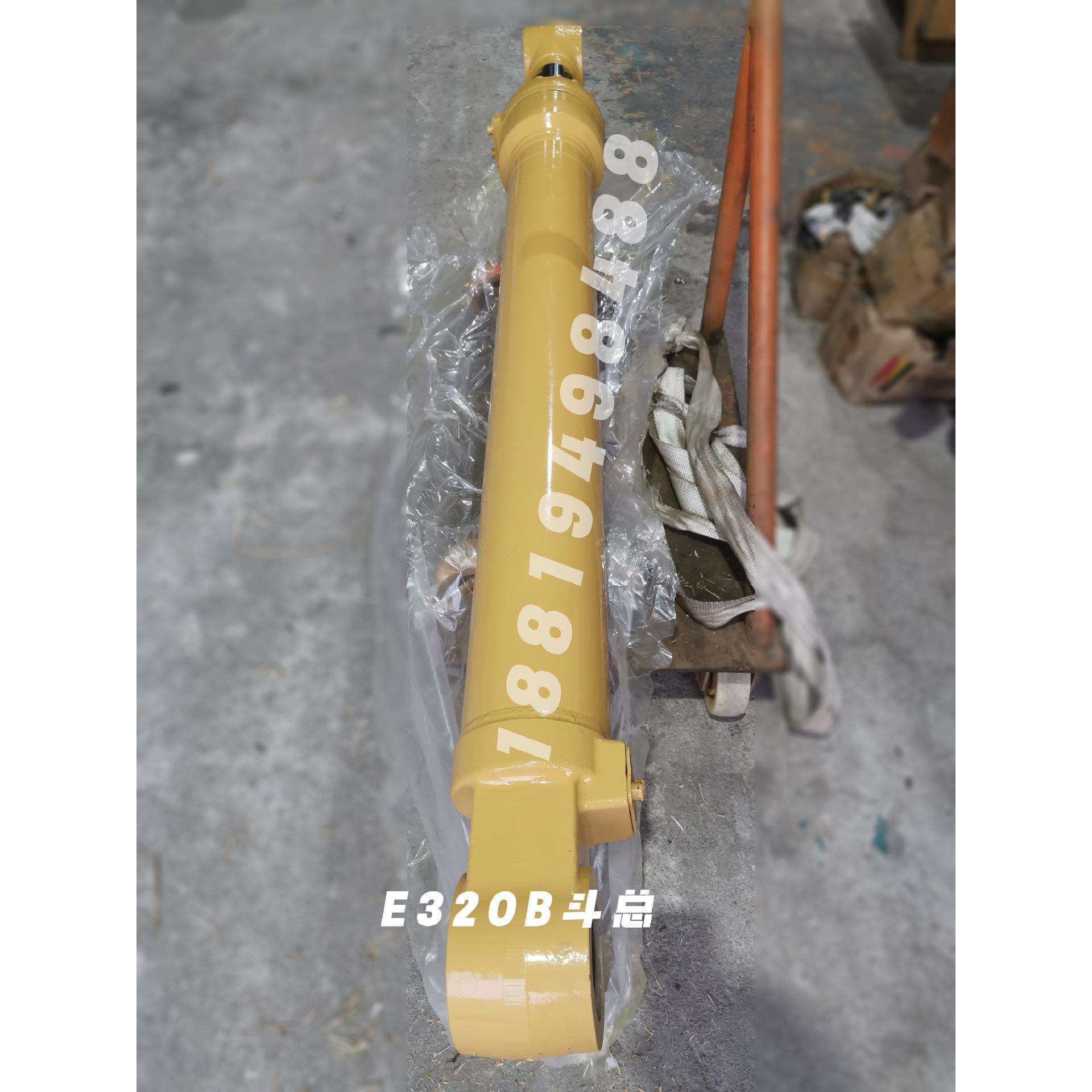 挖机卡特E320A/B/C大中小臂油缸总成挖斗杆铲斗液压缸筒盖活塞杆