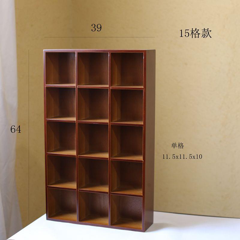 竹制多宝格禅意家居小摆件 茶架收纳架 博古架茶棚茶具架