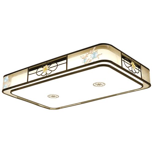 新中式LED吸顶灯客厅灯简约现代中国风卧室餐厅书房家用圆形灯具