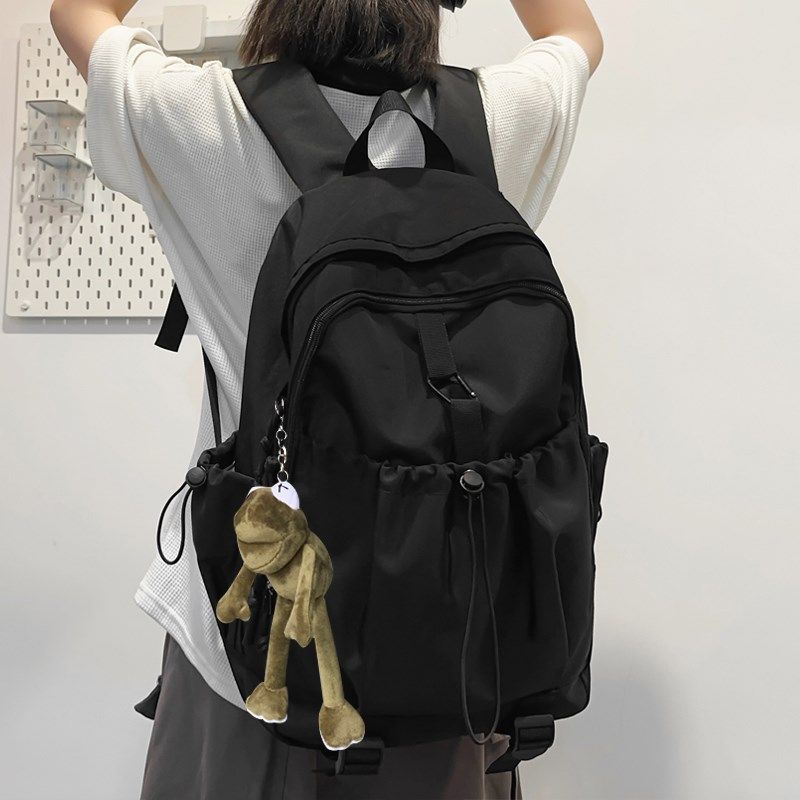 潮牌小众设计感书包女高中学生大学生大容量背包男暗黑色系双肩包,箱包皮具/热销女包/男包,双肩背包,淘宝优惠券,粉丝福利购,淘宝优惠卷