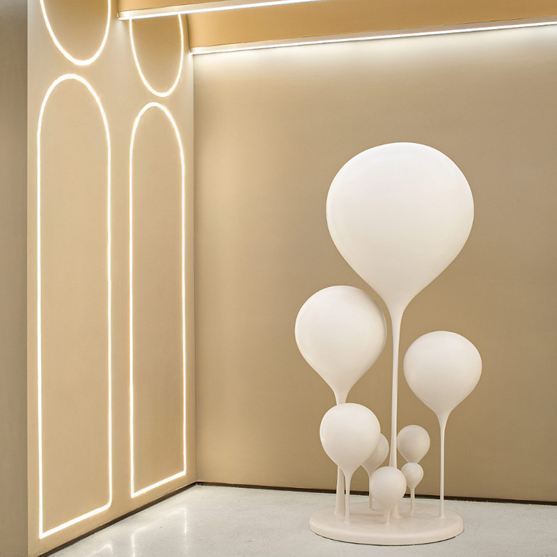 可爱奶油风气球雕塑摆件家居酒店门厅样板房间艺术馆玻璃钢装饰,家居饰品,落地摆件,淘宝优惠券,粉丝福利购,淘宝优惠卷