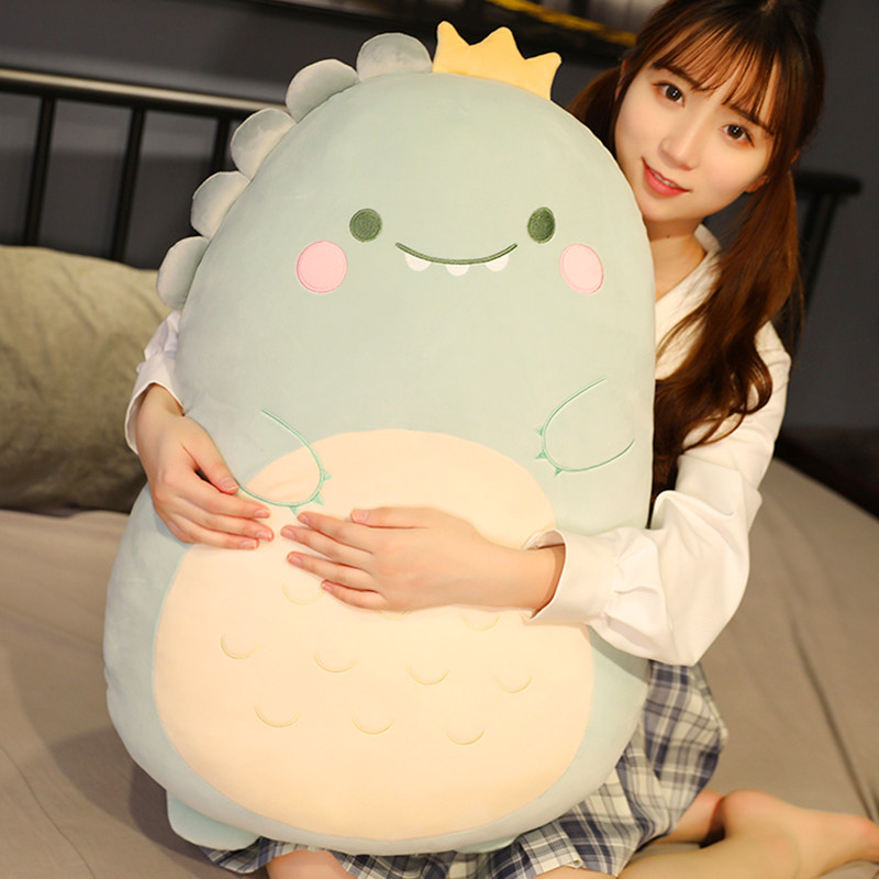 卡通恐龙毛绒玩具抱枕女生睡觉枕头可爱布娃娃玩偶生日礼物女生