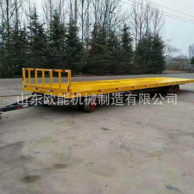 车间周转重型牵引平板车 围栏工具车 转向四轮车农用车其他工程与