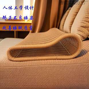 藤编枕头夏季颈椎镂空护颈空心偏硬透气手工编织默认项带枕套棉家