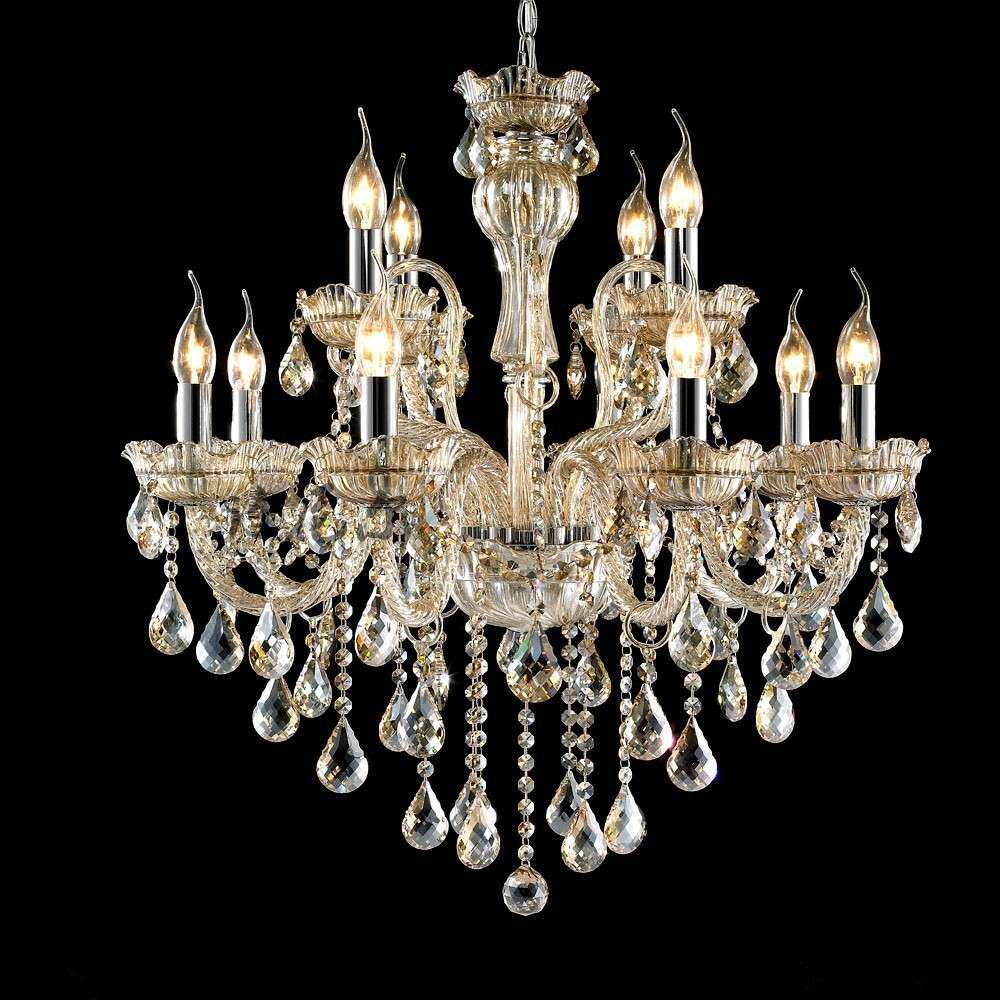 欧式水晶吊灯新款餐厅灯奢华大气别墅客厅书房卧室灯酒店婚礼灯具