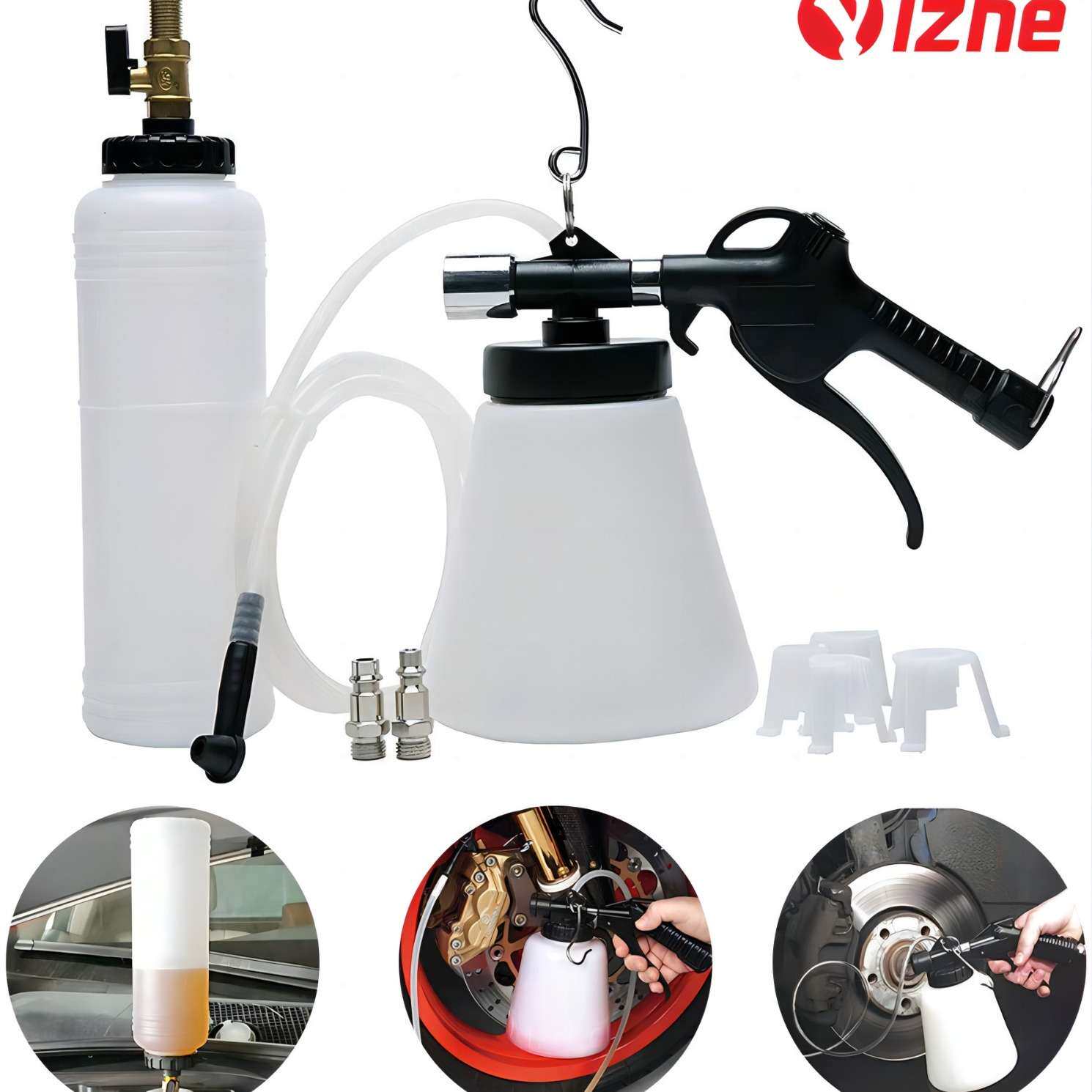 气动刹车油更换工具 制动液更换机加注器 自动抽油器刹车油更换壶