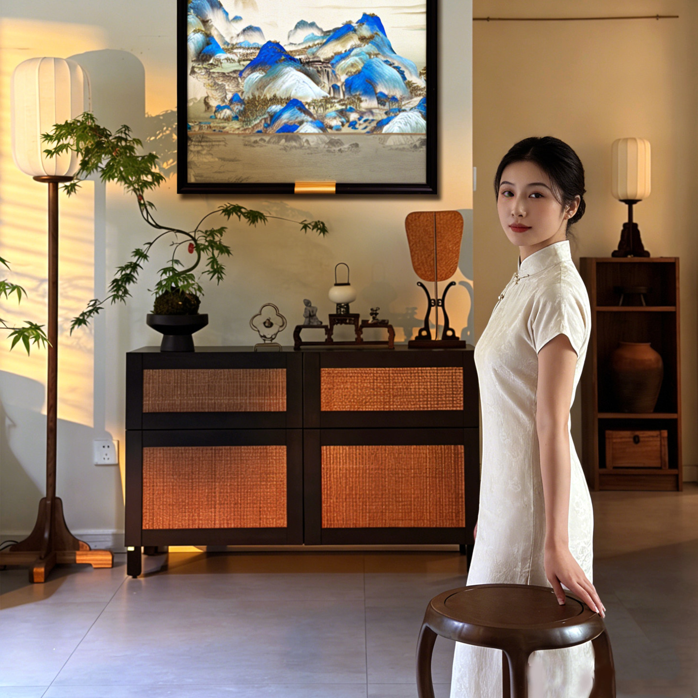 【专属商订】新中式皮革烫