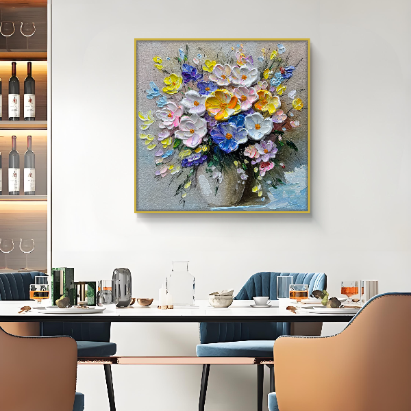 花卉餐厅装饰画桌背景墙挂