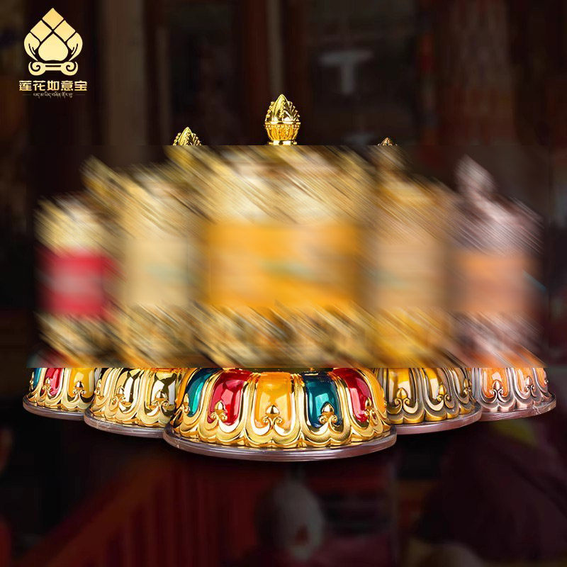 德田电动转金轮家用插电转运轮招财轮藏族转简经纶家居玄关转金筒,家居饰品,装饰摆件,淘宝优惠券,粉丝福利购,淘宝优惠卷