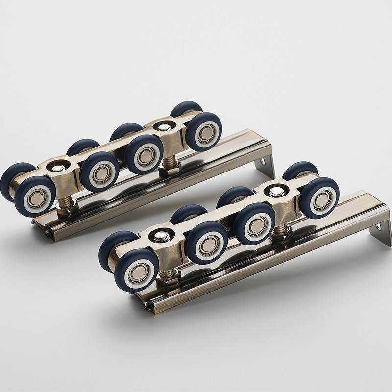 移门吊轨吊滑轨家用五金配件吊轮轨道木门滑轮卫生间厨房推拉门上