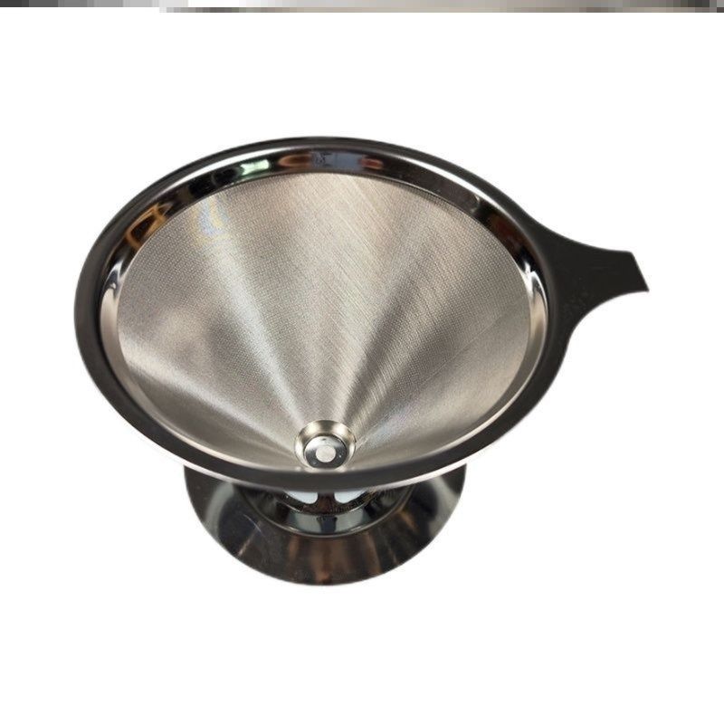 304不锈钢咖啡过滤器1200目手冲咖啡过滤漏斗双层免滤纸茗茶滤网