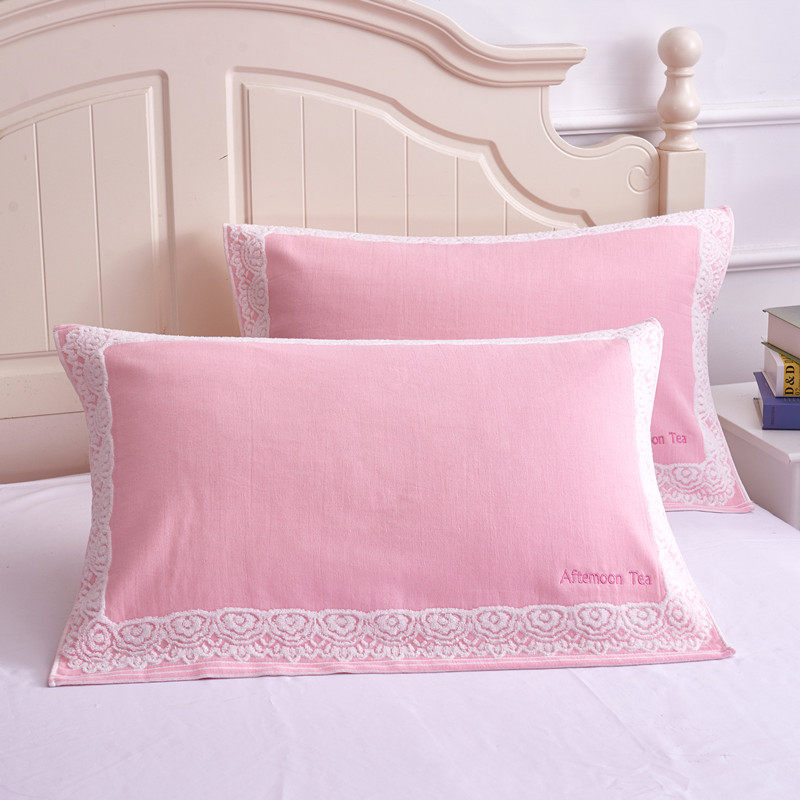 新款纯棉高档纱布单人枕巾一对装全棉吸汗透气学生情侣成人枕头巾,床上用品,枕巾,淘宝优惠券,粉丝福利购,淘宝优惠卷